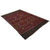 Laghari Kilim Area Rug Handmade Multi Geometric 4x7 ft