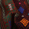 Laghari Kilim Area Rug Handmade Multi Geometric 4x7 ft
