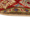 Kazak Rug Handmade Ivory Medallion 4x6 ft