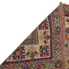 Kazak Rug Handmade Gray Medallion 4x6 ft