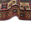 Kazak Rug Handmade Gray Medallion 4x6 ft