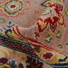 Kazak Rug Handmade Gray Medallion 4x6 ft