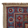 Kazak Rug Handmade Ivory Medallion 4x7 ft