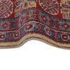 Kazak Rug Handmade Ivory Medallion 4x7 ft