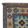 Kazak Rug Handmade Gray Medallion 4x6 ft