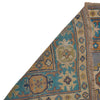 Kazak Rug Handmade Gray Medallion 4x6 ft