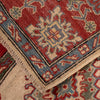 Kazak Rug Handmade Ivory Medallion 4x7 ft
