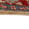 Kazak Rug Handmade Ivory Medallion 4x7 ft