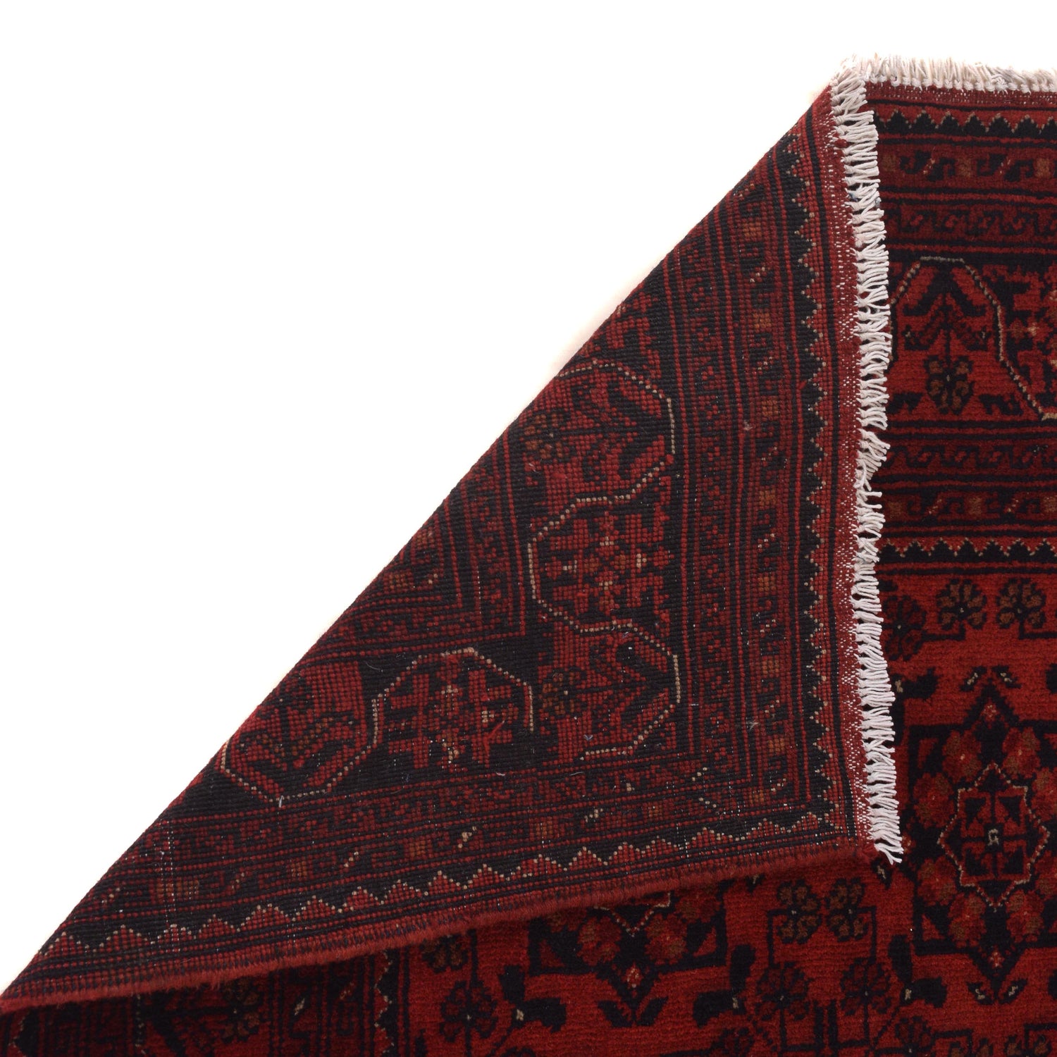 Khal Mohammadi Rug Handmade Red 4x7 ft