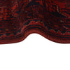 Khal Mohammadi Rug Handmade Red 4x7 ft