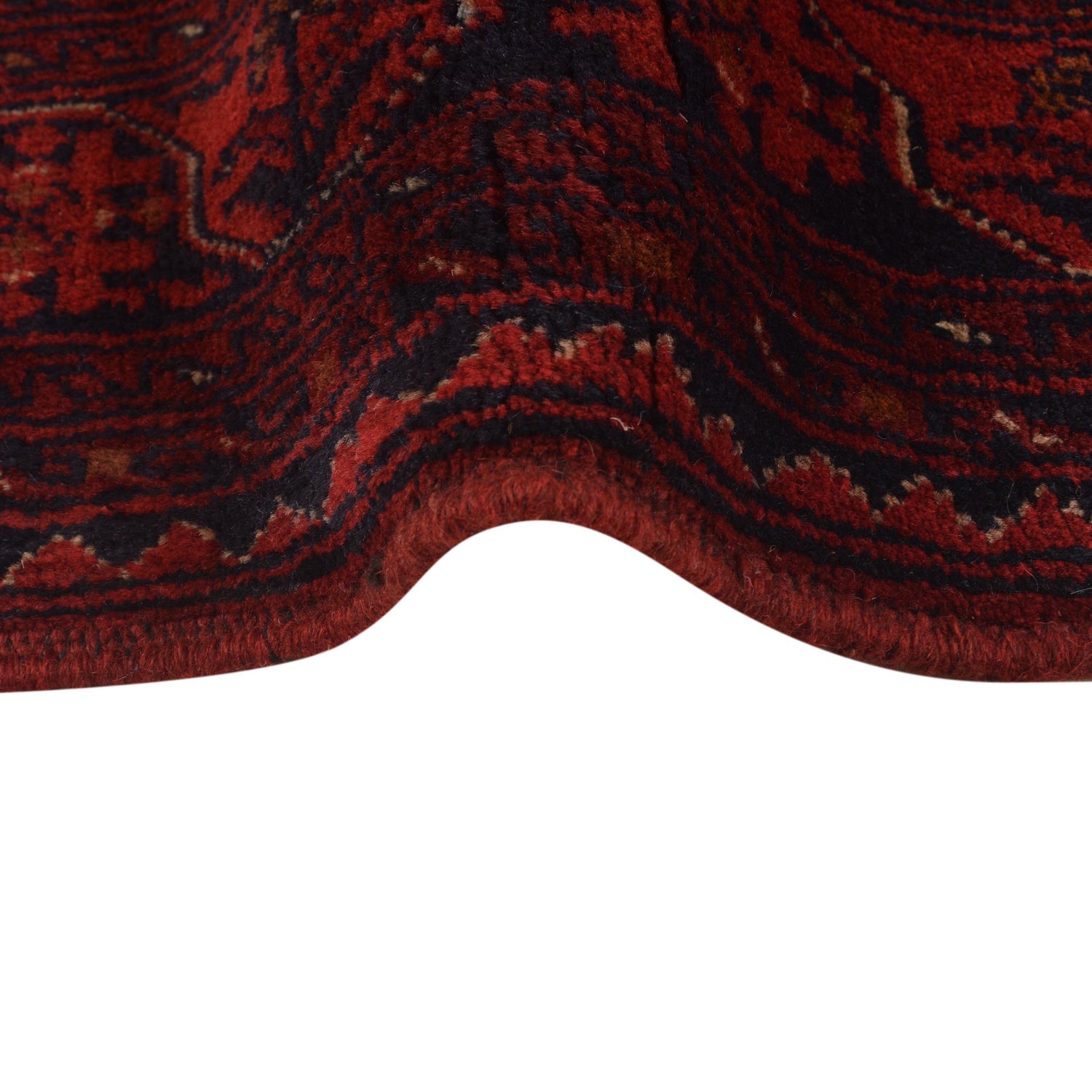 Khal Mohammadi Rug Handmade Red 4x7 ft