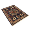 Mamluk Area Rug Handmade Blue Medallion 3x5 ft