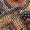 Mamluk Area Rug Handmade Blue Medallion 3x5 ft