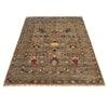 Sultani Area Rug Handmade Beige Floral 4x7 ft