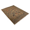 Sultani Area Rug Handmade Beige Floral 4x7 ft
