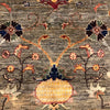 Sultani Area Rug Handmade Beige Floral 4x7 ft
