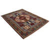 Mamluk Area Rug Handmade Multi Medallion 4x7 ft