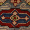 Kazak Rug Handmade Gray Medallion 4x7 ft