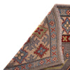 Kazak Rug Handmade Gray Medallion 4x7 ft