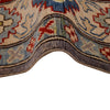 Kazak Rug Handmade Gray Medallion 4x7 ft