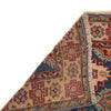 Kazak Rug Handmade Blue Medallion 2x4 ft