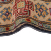 Kazak Rug Handmade Blue Medallion 2x4 ft