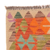 Handmade Multi Kilim Geometric 8' Runner