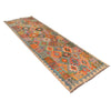Handmade Multi Kilim Geometric 10' Runner