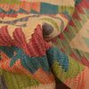 Handmade Multi Kilim Geometric 10' Runner