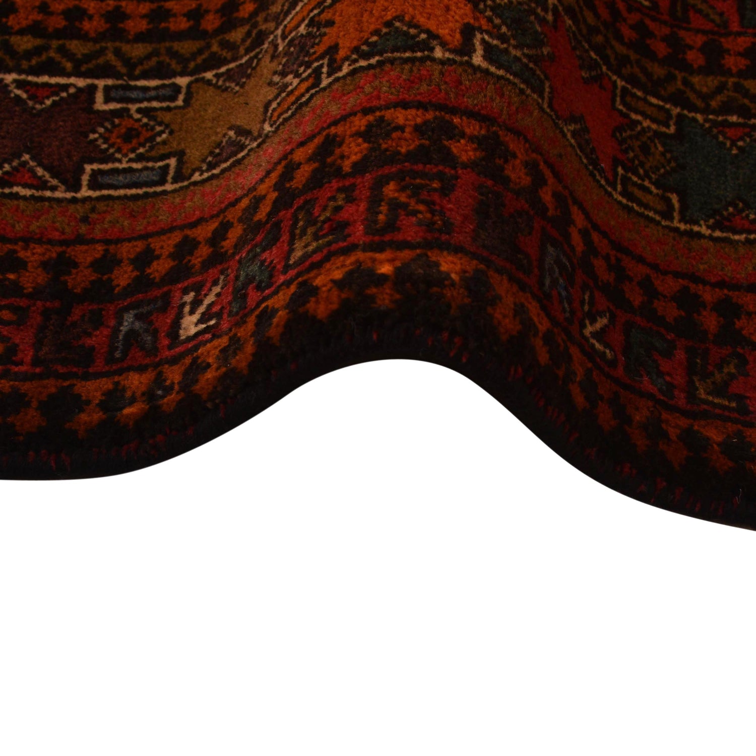 Baluchi Rug Handmade Red Prayer Design 3x5 ft
