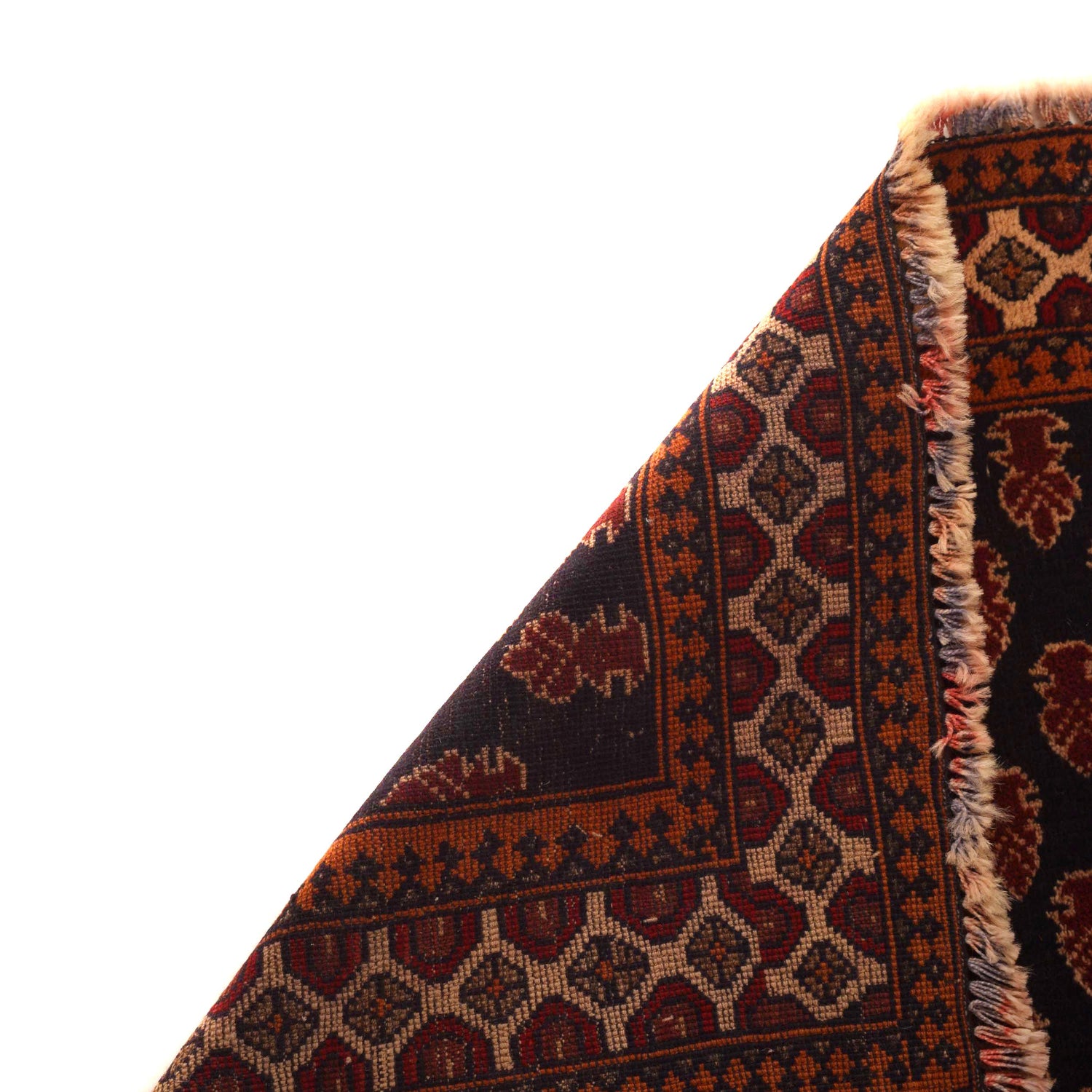 Baluchi Rug Handmade Multi Prayer Design 2x4 ft
