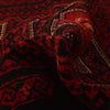 Baluchi Rug Handmade Red Geometric 4x6 ft