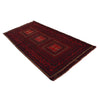 Baluchi Rug Handmade Red Geometric 4x6 ft