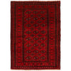 Bokhara Rug Handmade Red Medallion 4x6 ft