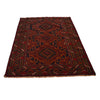 Baluchi Rug Handmade Multi Geometric 4x6 ft