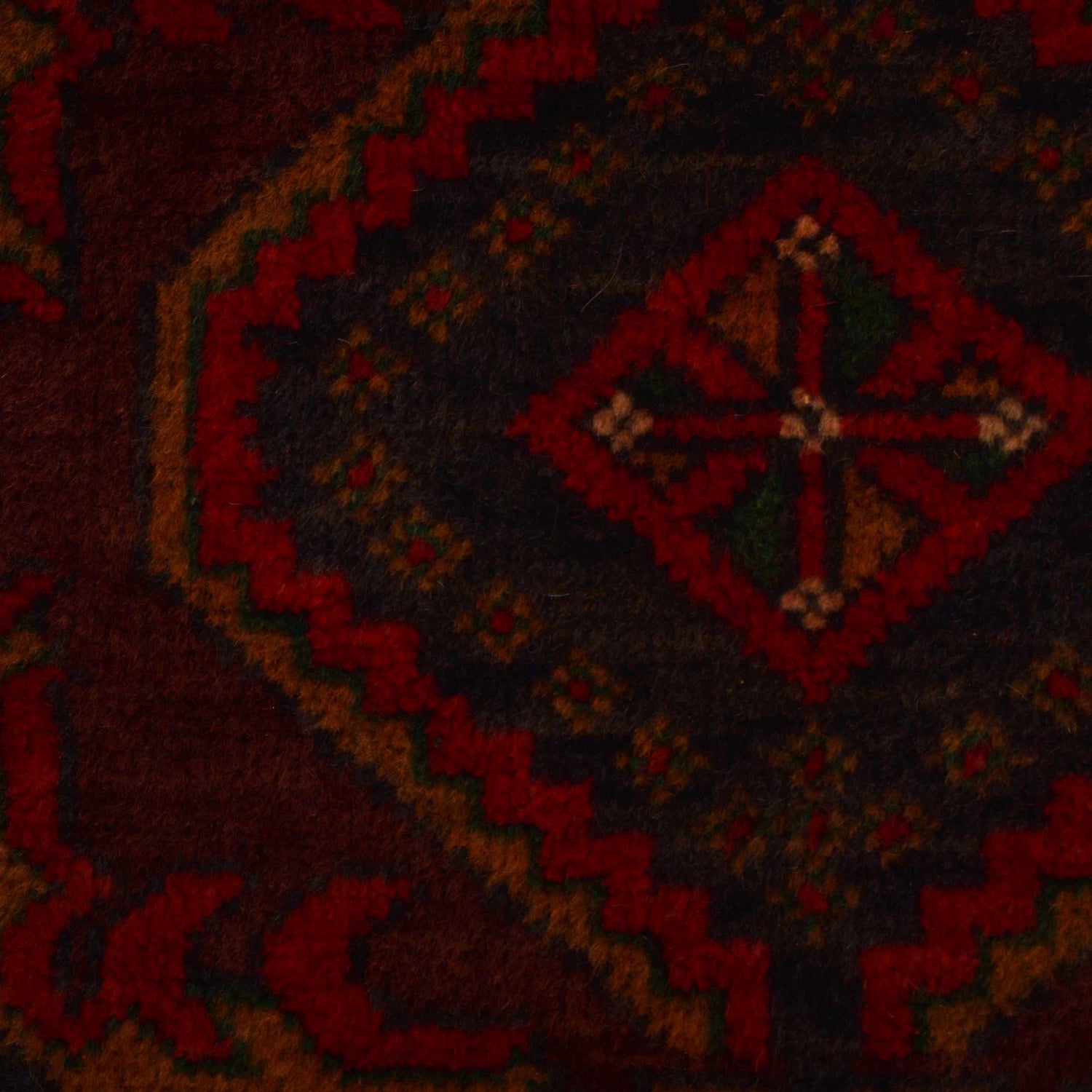 Baluchi Rug Handmade Multi Geometric 4x6 ft