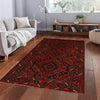 Baluchi Rug Handmade Multi Geometric 4x6 ft