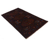 Baluchi Rug Handmade Multi Geometric 4x6 ft