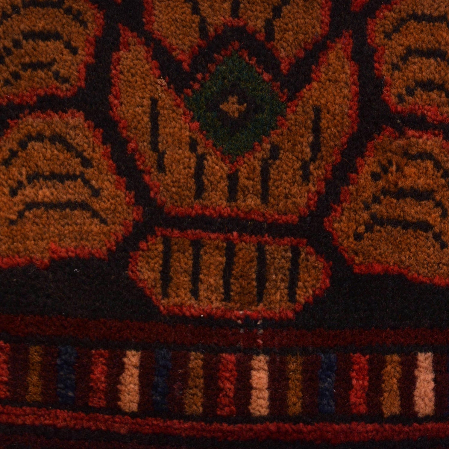 Baluchi Rug Handmade Multi Prayer Design 3x5 ft