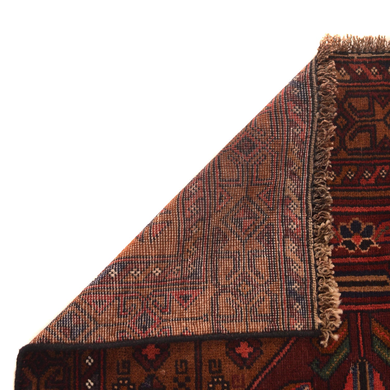 Baluchi Rug Handmade Multi Prayer Design 3x5 ft