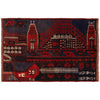 Pictorial Rug Handmade Multi Design