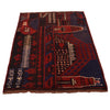 Pictorial Rug Handmade Multi Design