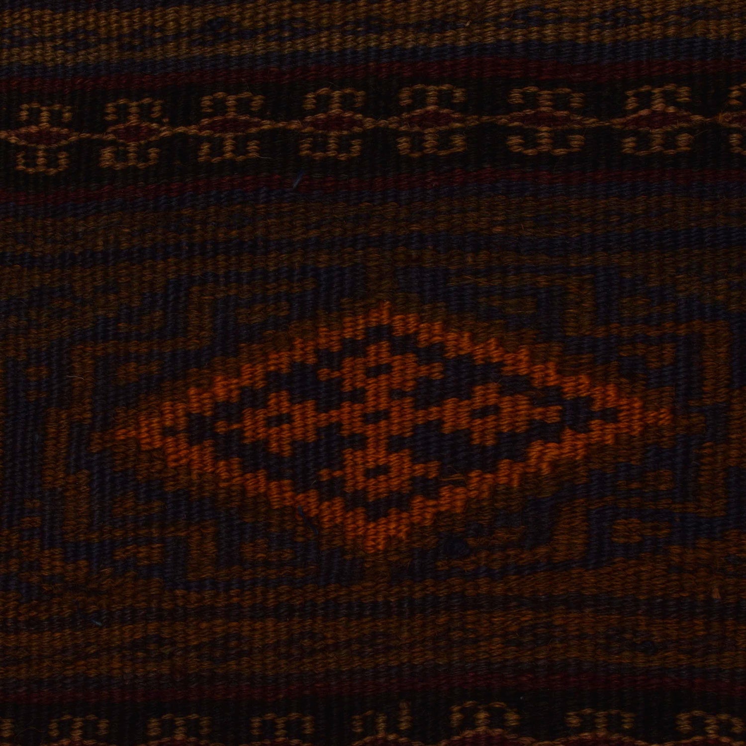 Laghari Kilim Area Rug Handmade Multi Geometric 4x6 ft