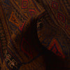 Laghari Kilim Area Rug Handmade Multi Geometric 4x6 ft