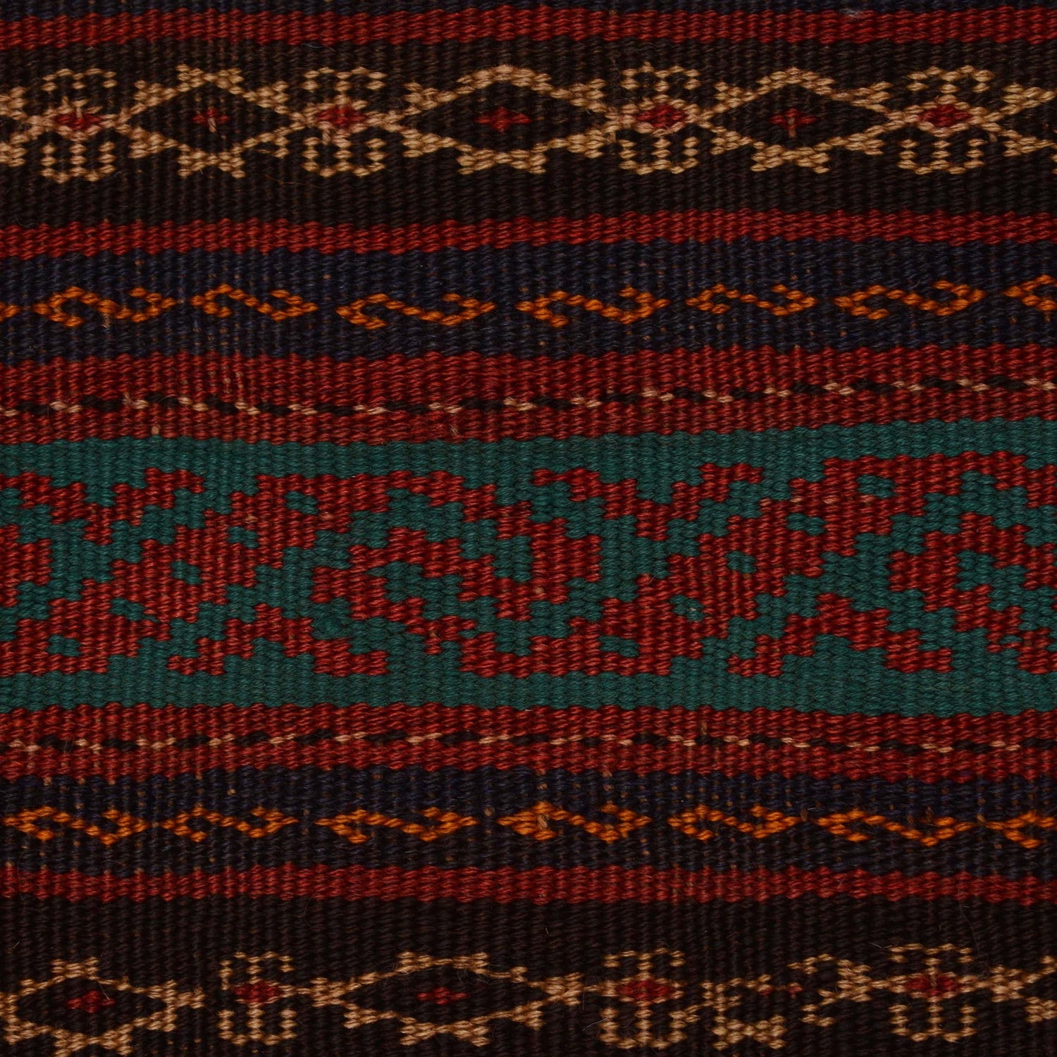 Laghari Kilim Area Rug Handmade Multi Geometric 5x8 ft
