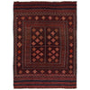 Laghari Kilim Area Rug Handmade Multi Geometric 4x7 ft