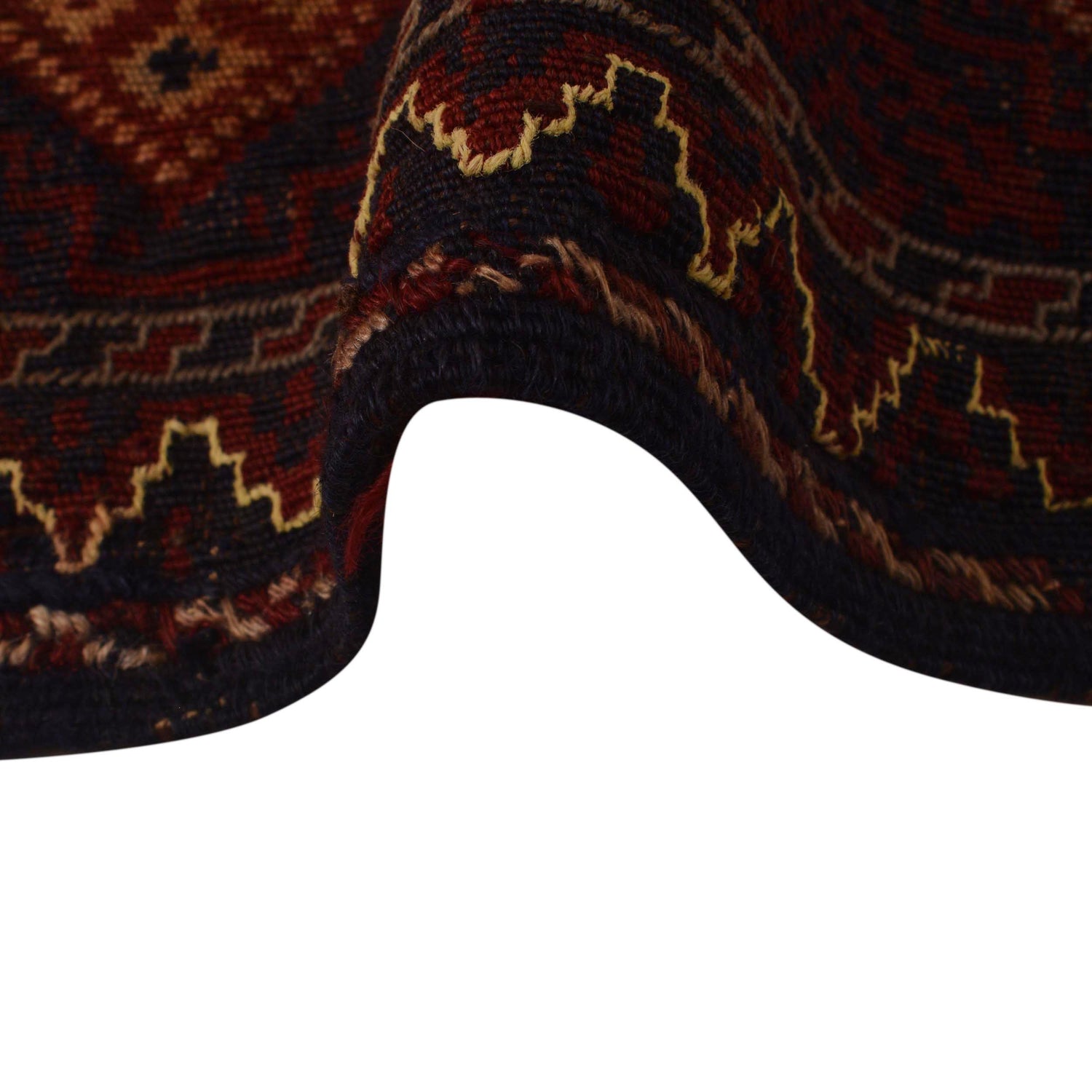 Laghari Kilim Area Rug Handmade Multi Geometric 4x7 ft