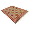 Maimana Kilim Area Rug Handmade Multi Floral 5x8 ft