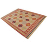 Maimana Kilim Area Rug Handmade Multi Floral 5x8 ft