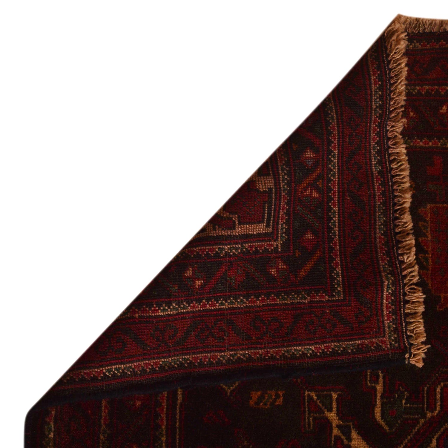 Hand-Knotted Multi Baluchi Tribal Area Rug – 2' 10" x 3' 10" ft (86 x 118 cm) | SKU: G35171